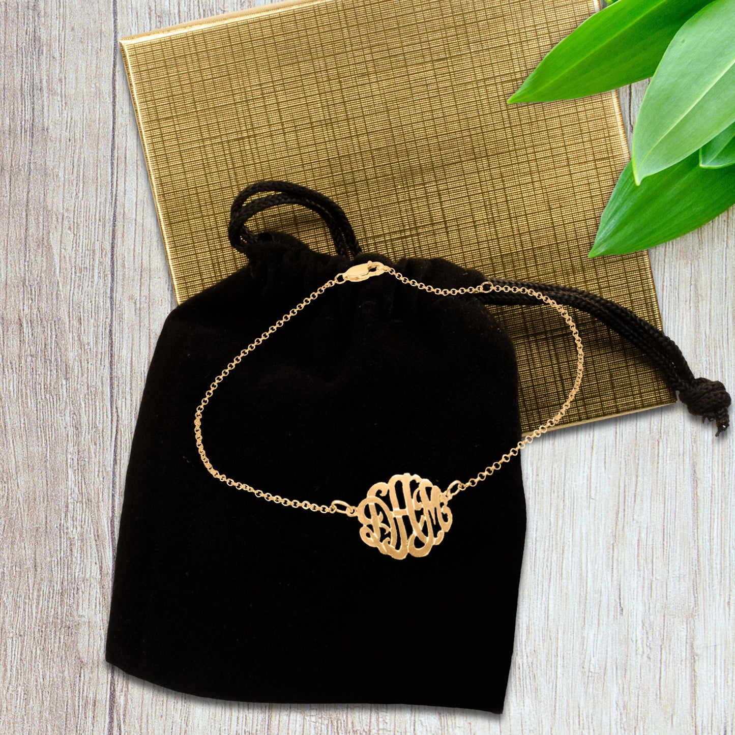 Personalized Monogram Anklet