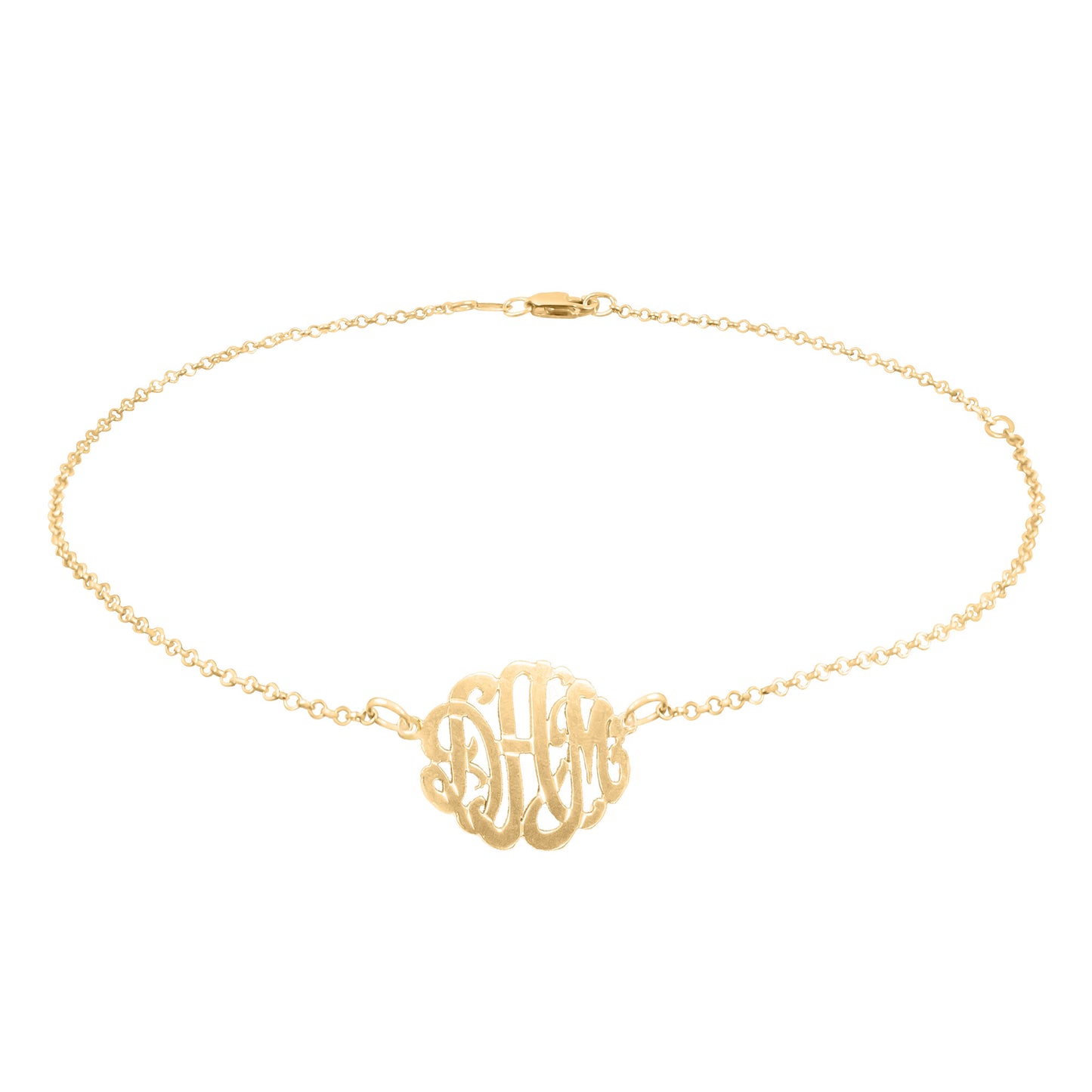 Personalized Monogram Anklet
