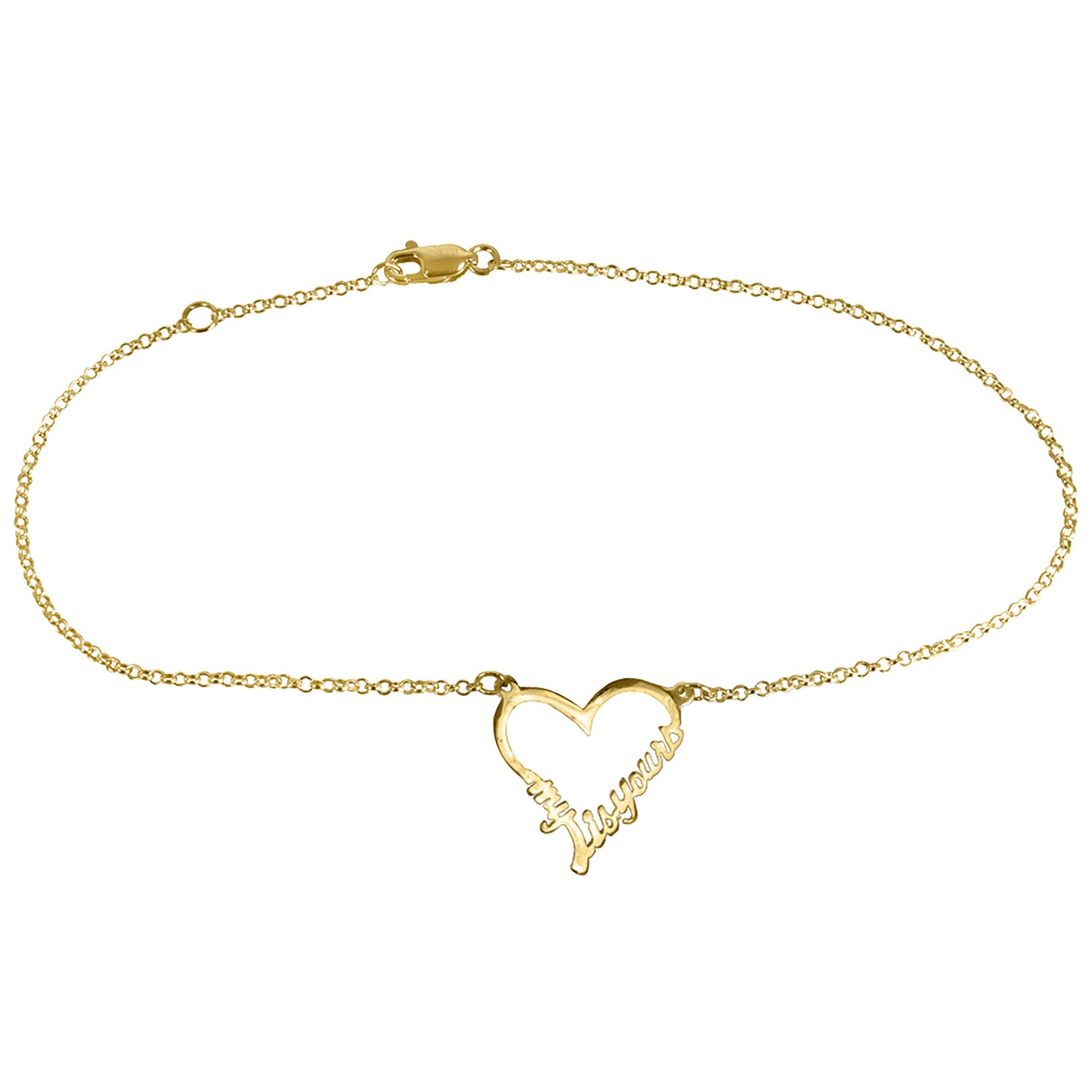 Open Heart "MY HEART IS YOURS" Anklet