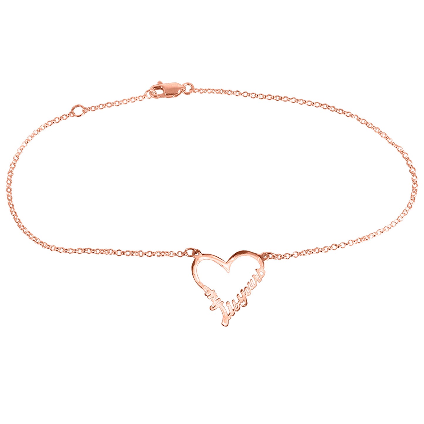 Open Heart "MY HEART IS YOURS" Anklet