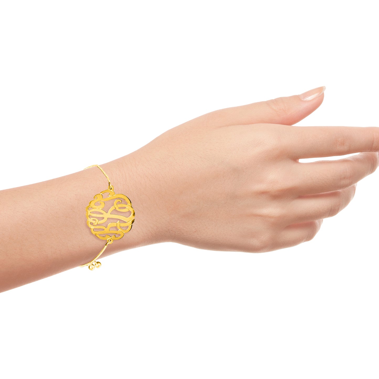 Deluxe Adjustable Monogram Bracelet