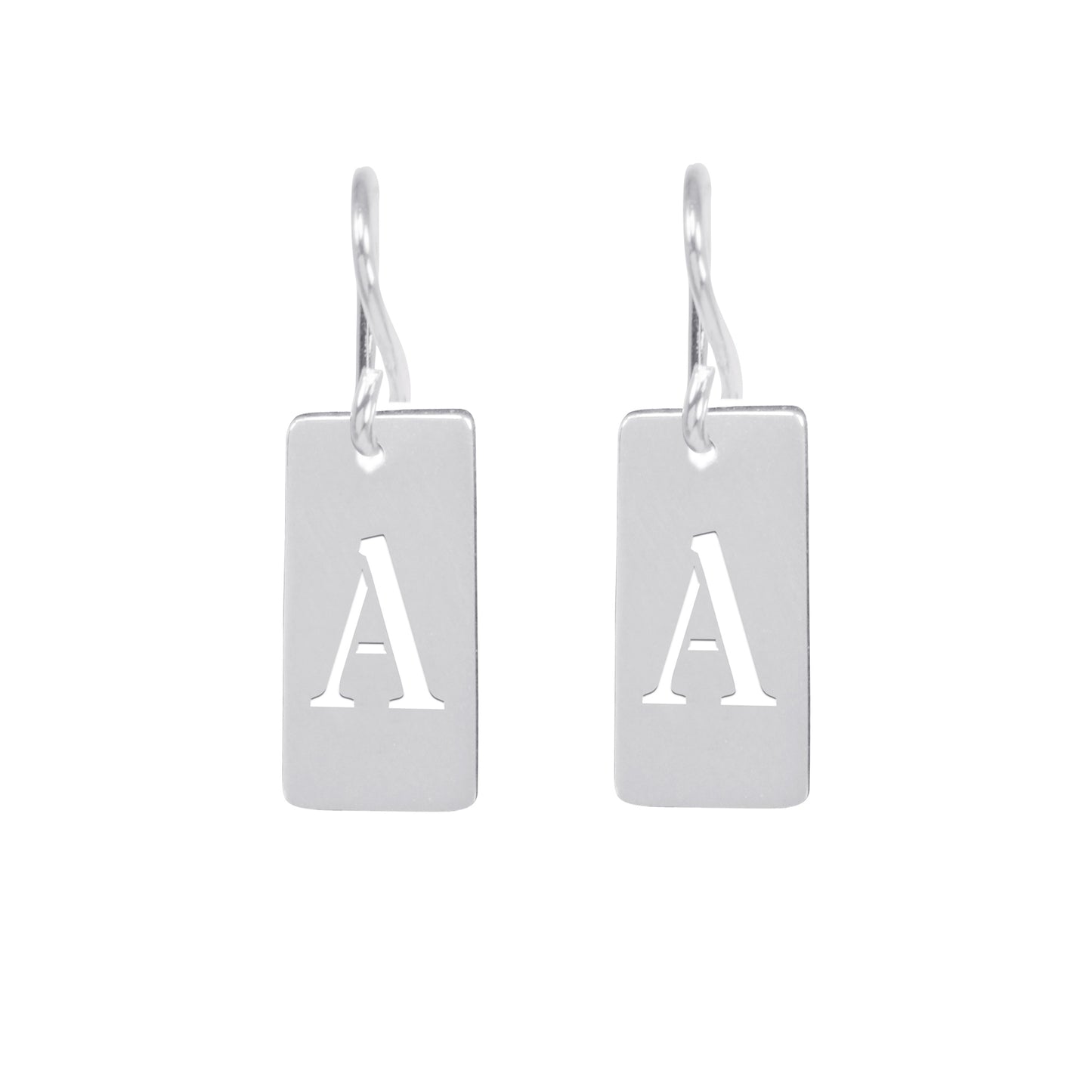 Initial Tab Earring