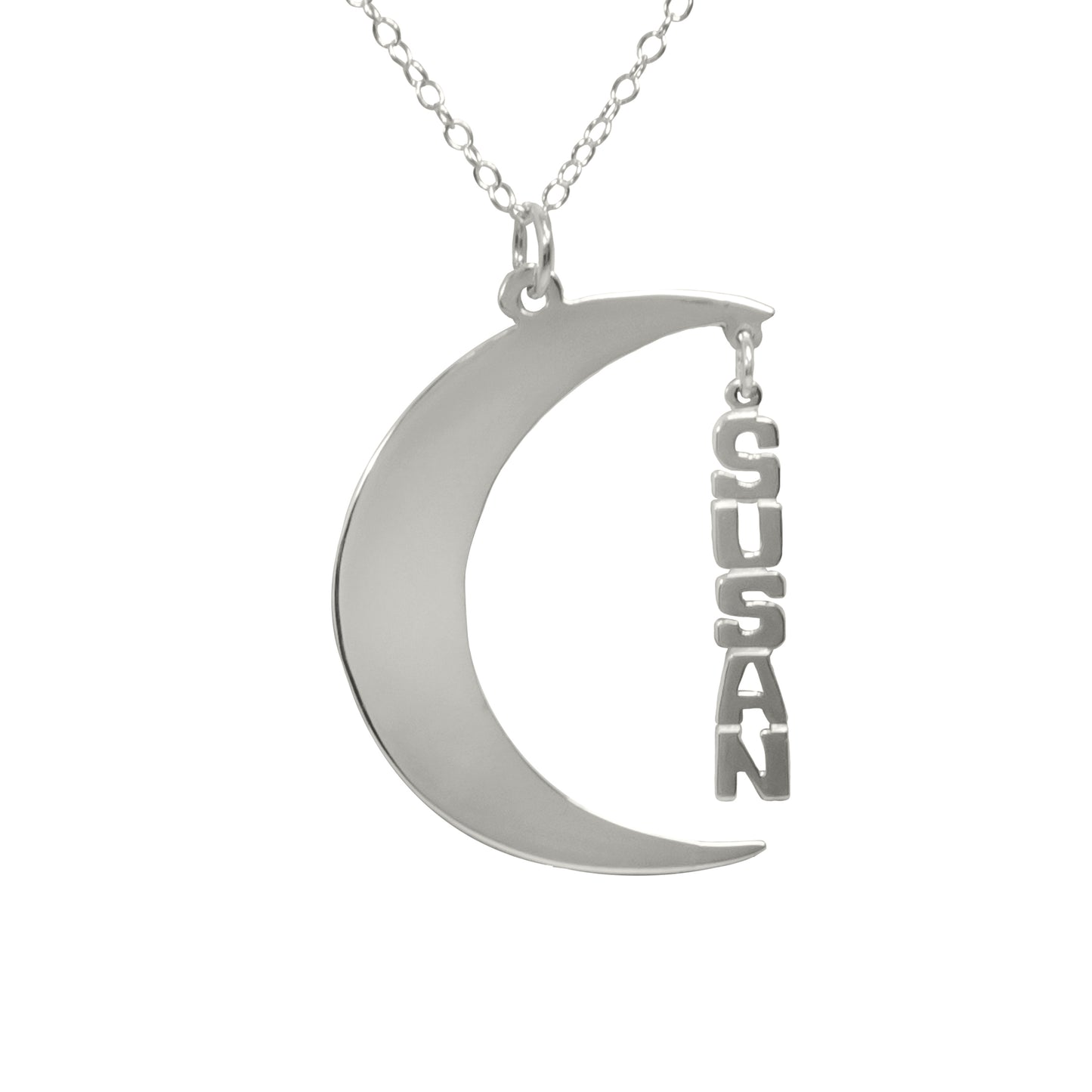 Lunar Nameplate with Hanging Name