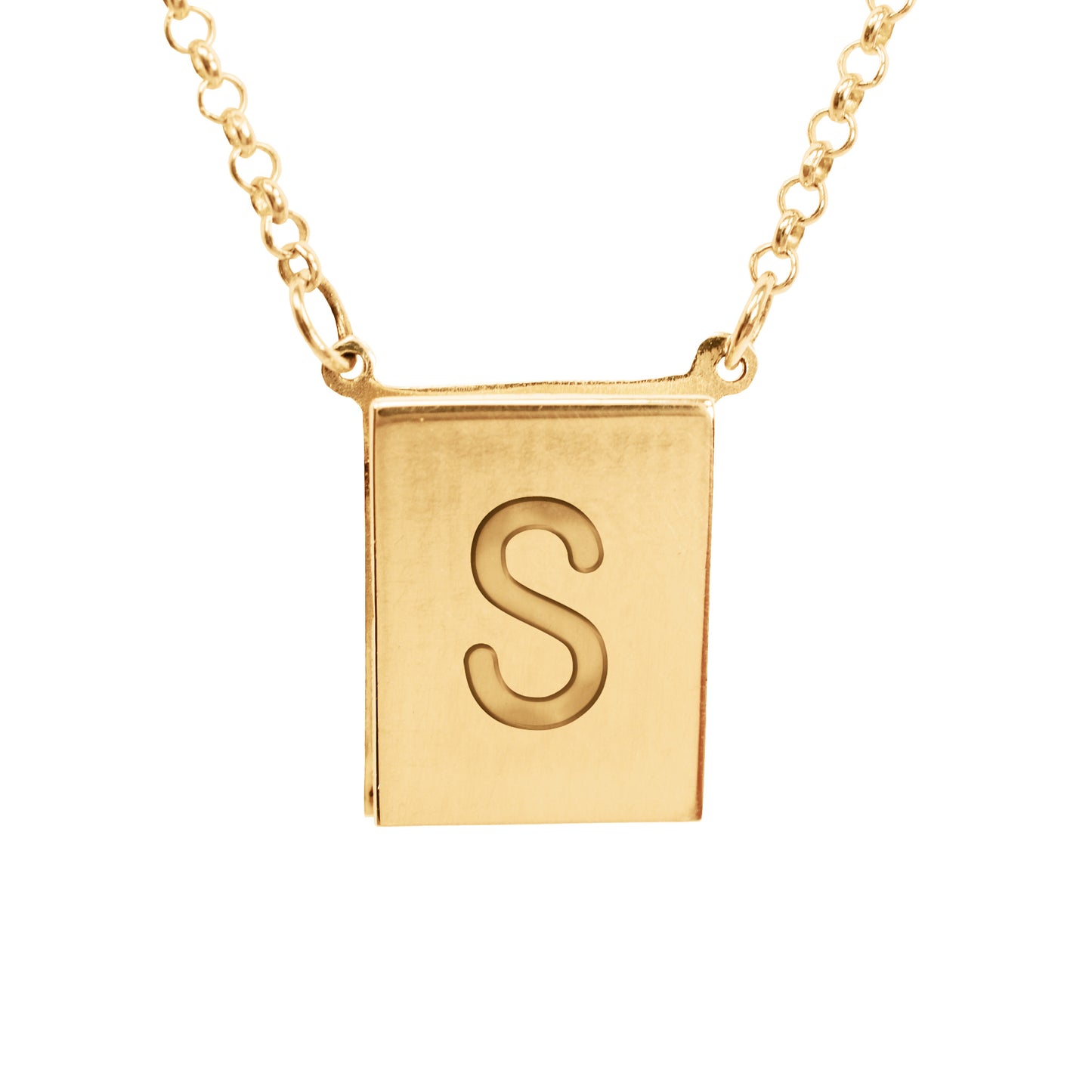 Double 3-D Cut out Initial Plaque