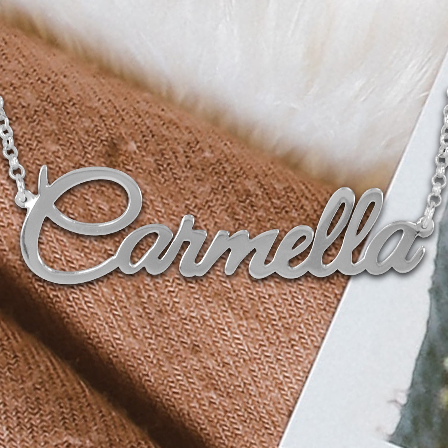 Personalized Classic Script Nameplate