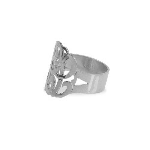 Hand Cut Monogram Ring