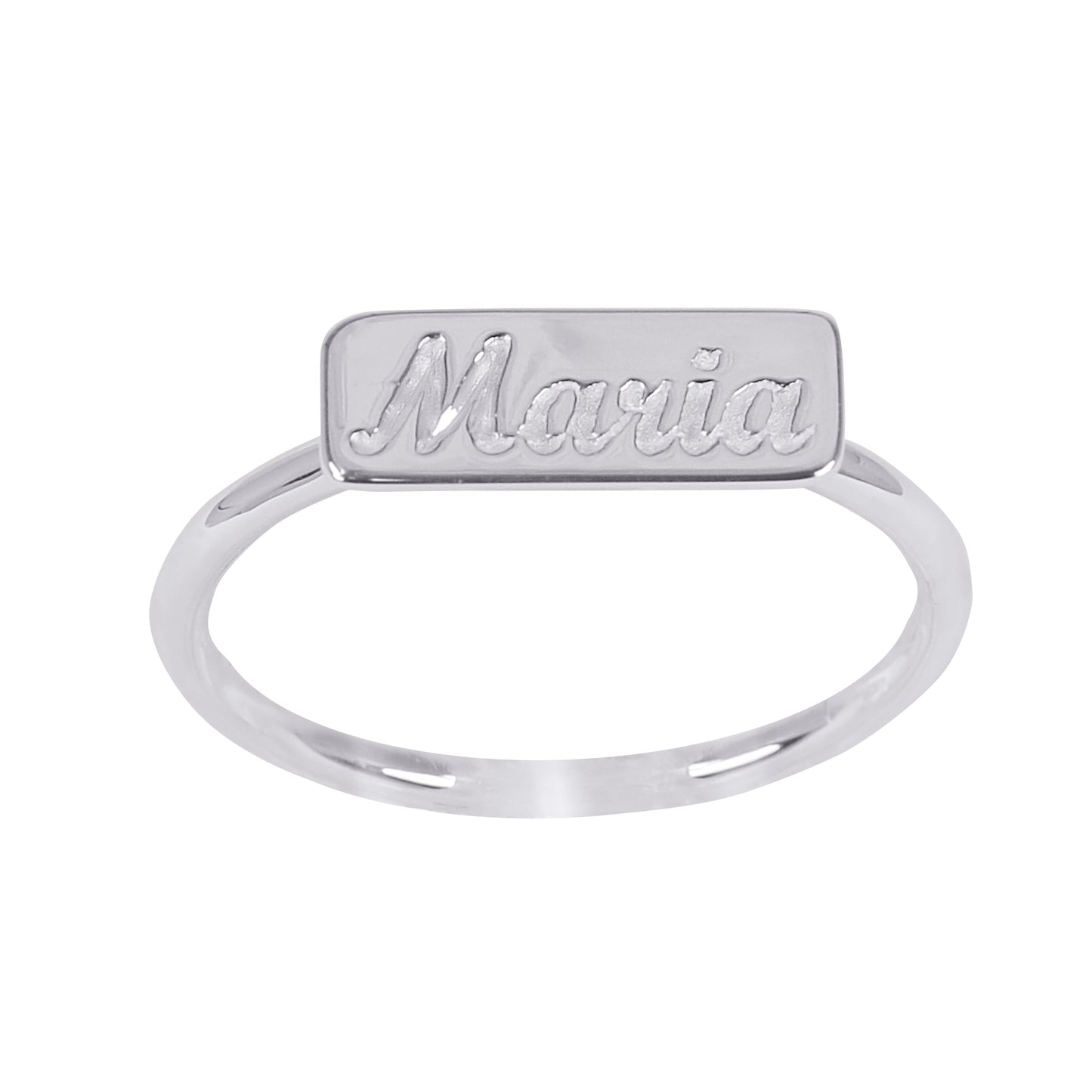 Engraved Name Ring