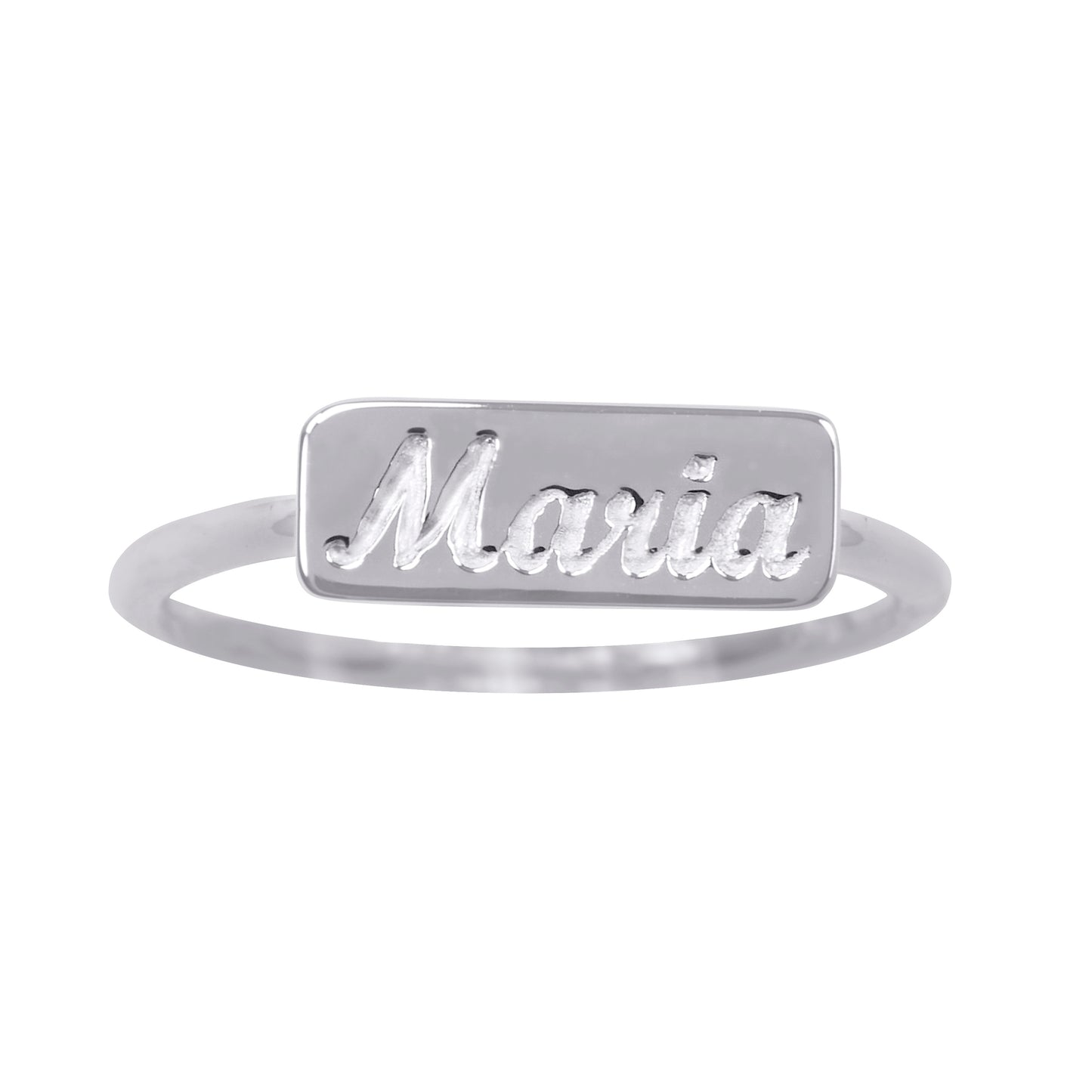 Engraved Name Ring