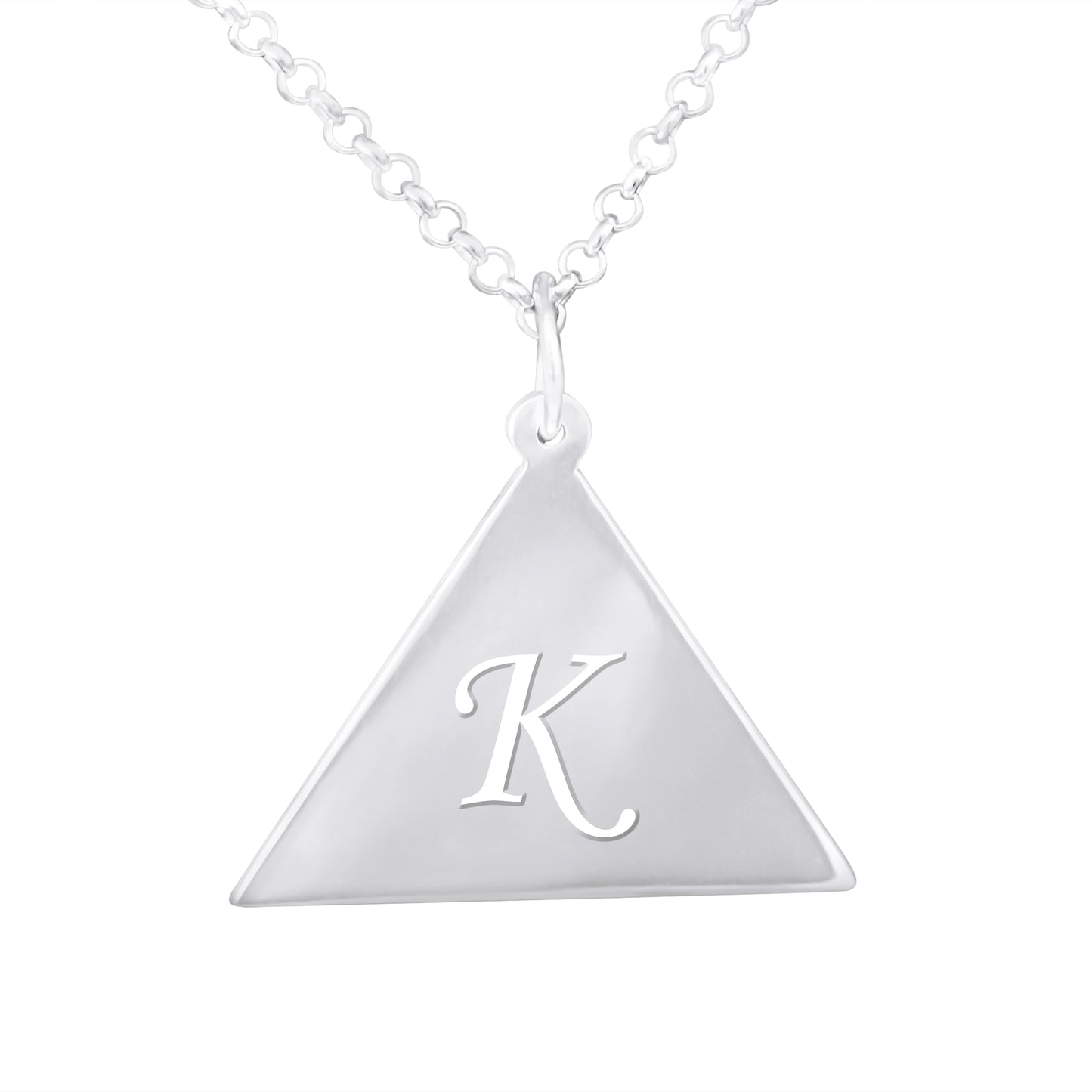 Triangle Shaped Cut Out Initial