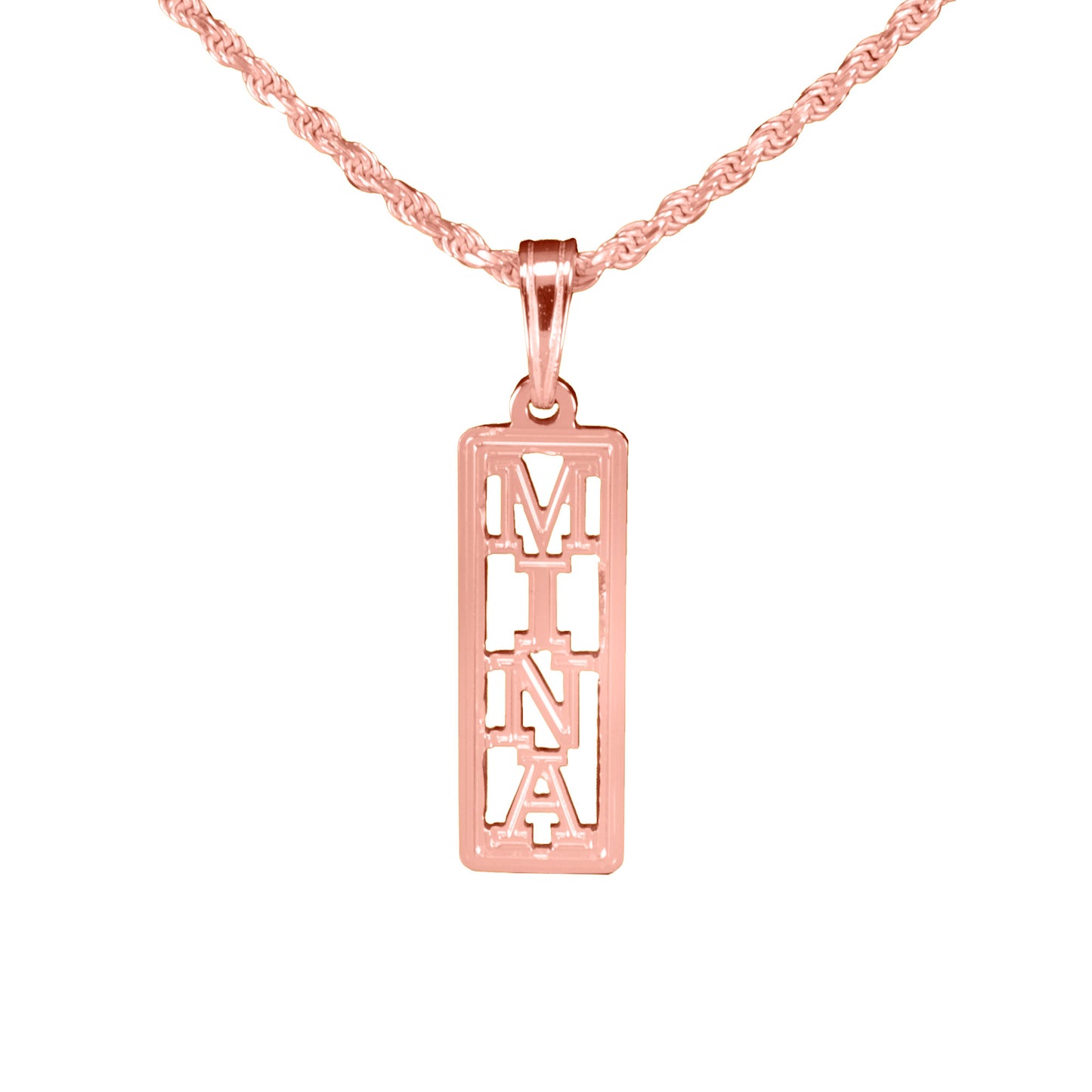 Eternity Nameplate Necklace