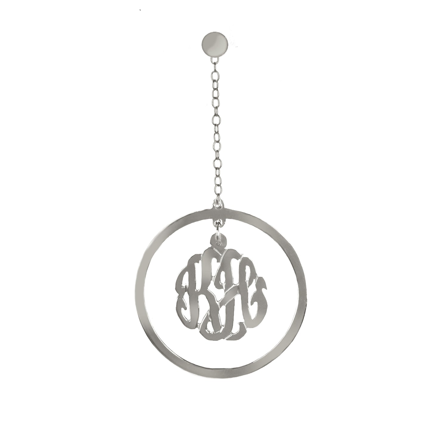monogram-earrings-silver
