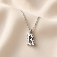 Double Personalized 3-D Initial Pendant