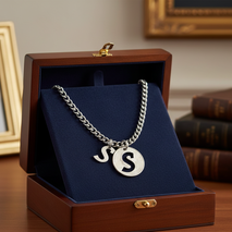 Liberty Letters- Initials Necklace - Minted from U.S. Quarters - Personalized Initial