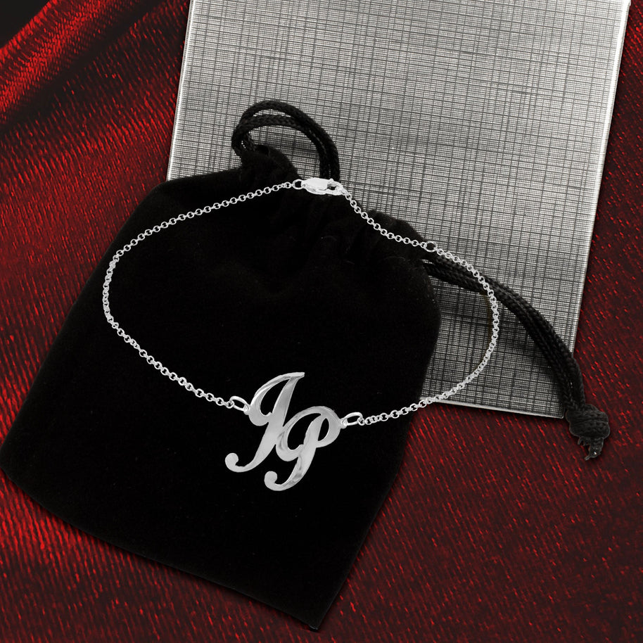 Girl Time Monogram Anklet - gift box
