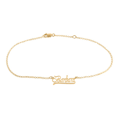 Harmony  Name Anklet
