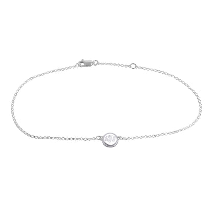 Rope Frame Monogram Anklet