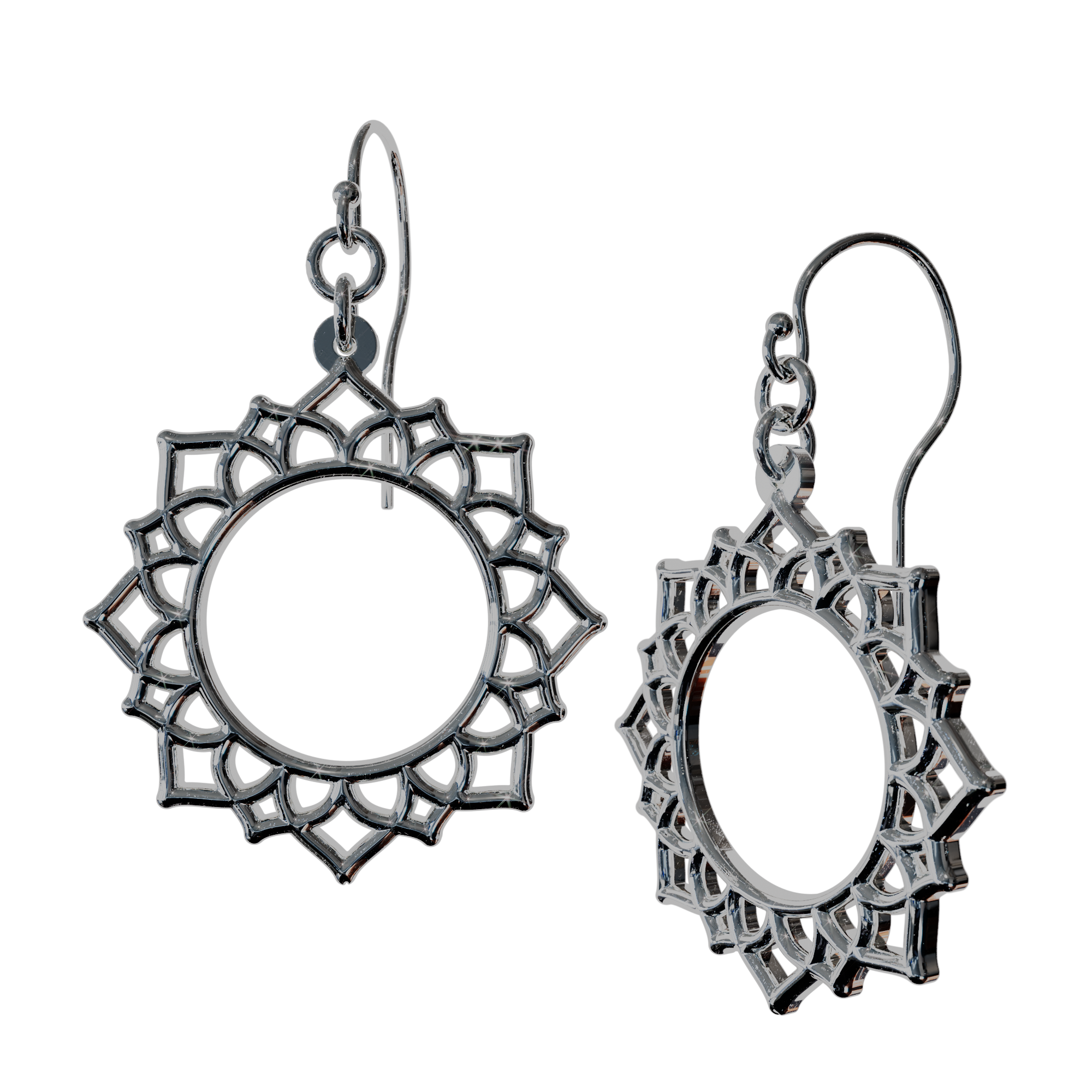 Crown Sahasrara Chakra Earrings