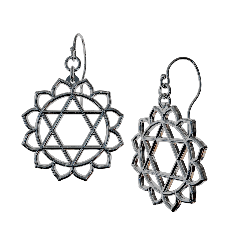 Heart Anahata Chakra Earrings