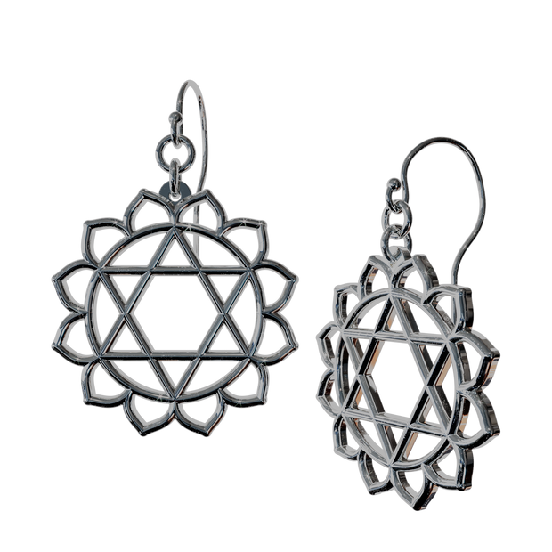 Heart Anahata Chakra Earrings