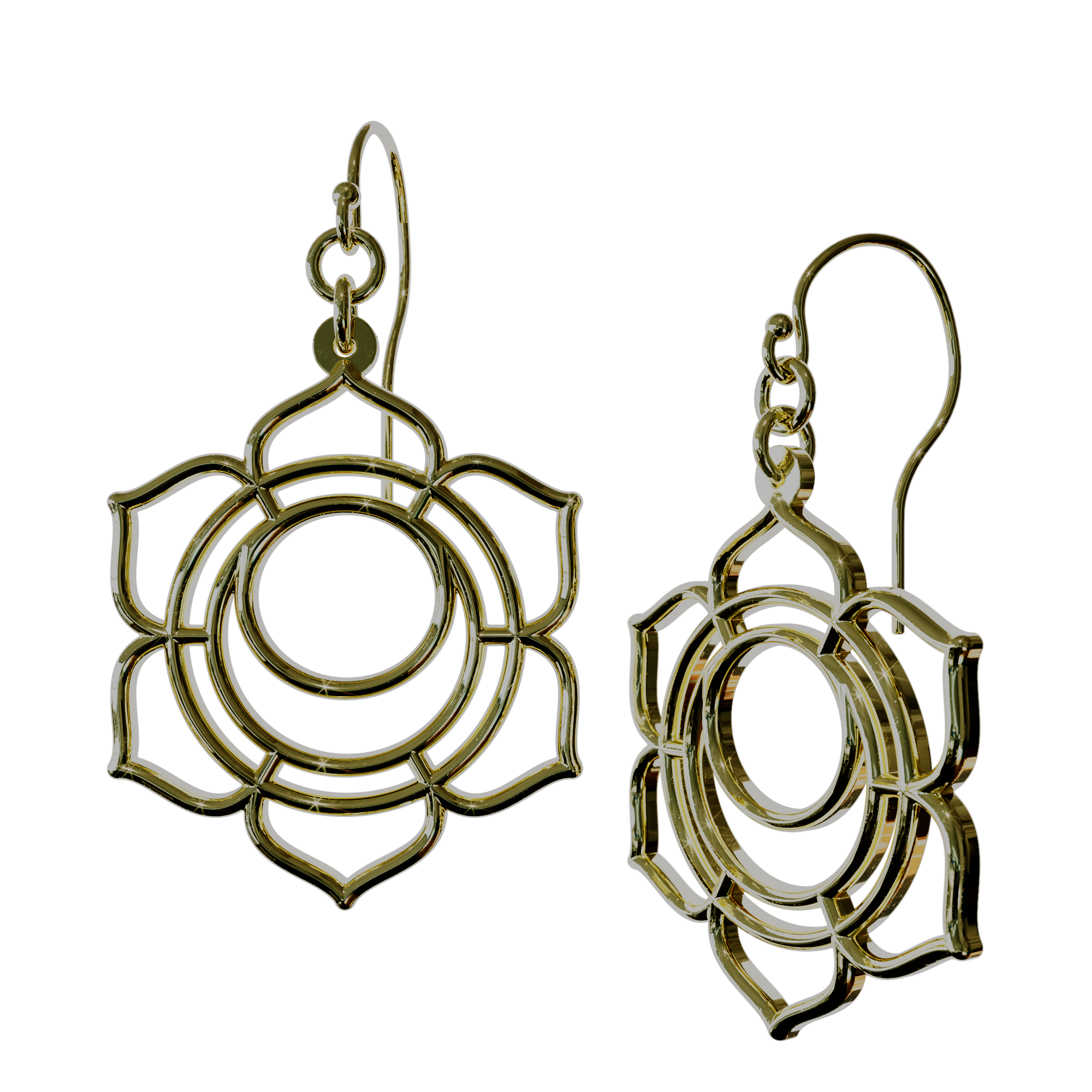 Sacral Svadhishthana Chakra Earrings