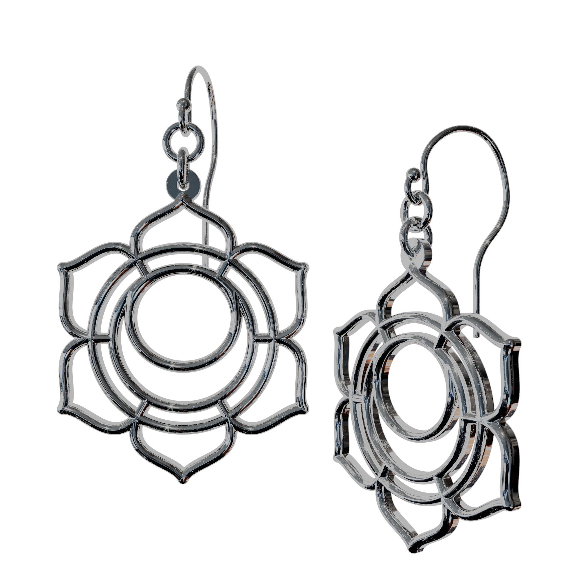 Sacral Svadhishthana Chakra Earrings