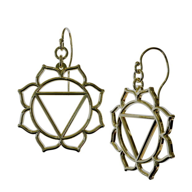 Solar Plexus Manipura Chakra Earrings