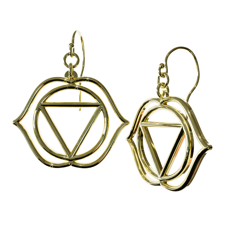 Third Eye Ajna Chakra Earrings