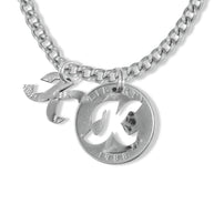 Liberty Letters- Initials Necklace - Minted from U.S. Quarters - Personalized Initial