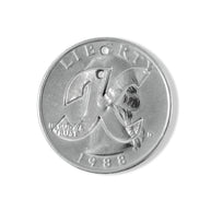 Liberty Letters- Initials Necklace - Minted from U.S. Quarters - Personalized Initial