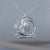 Crystal Ball Initial Pendant