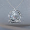 Crystal Ball Initial Pendant