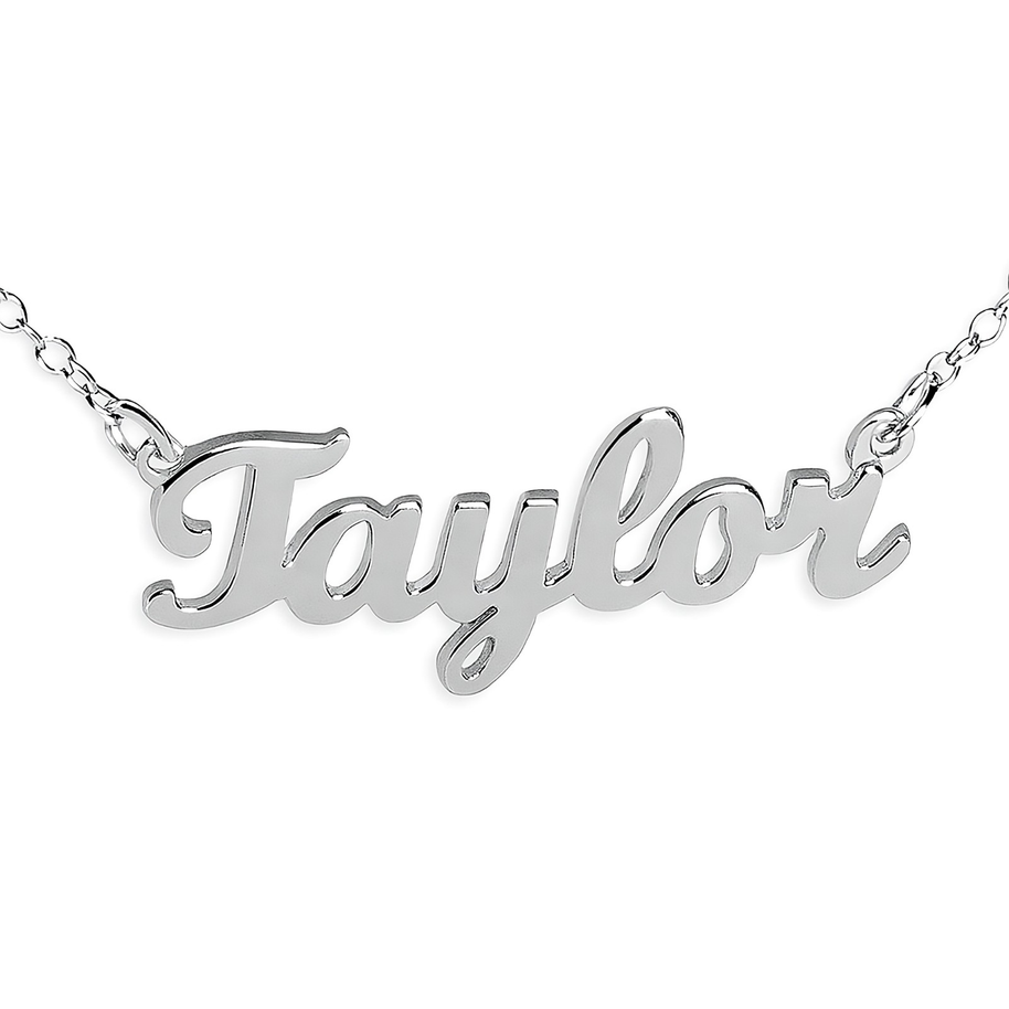 Serene Classic Nameplate Necklace Custom Name Personalized