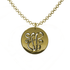 Personalized Designer Initial Necklace in Sterling Silver or Gold Plated Sterling Silver
