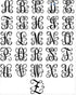 Personalized Designer Initial Necklace in Sterling Silver or Gold Plated Sterling Silver