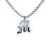 Sterling Silver Or Gold Plated Sterling Silver Old English Initial Pendant