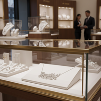 Sterling Silver Name Necklace - Personalized Custom Name - Beaded 3D