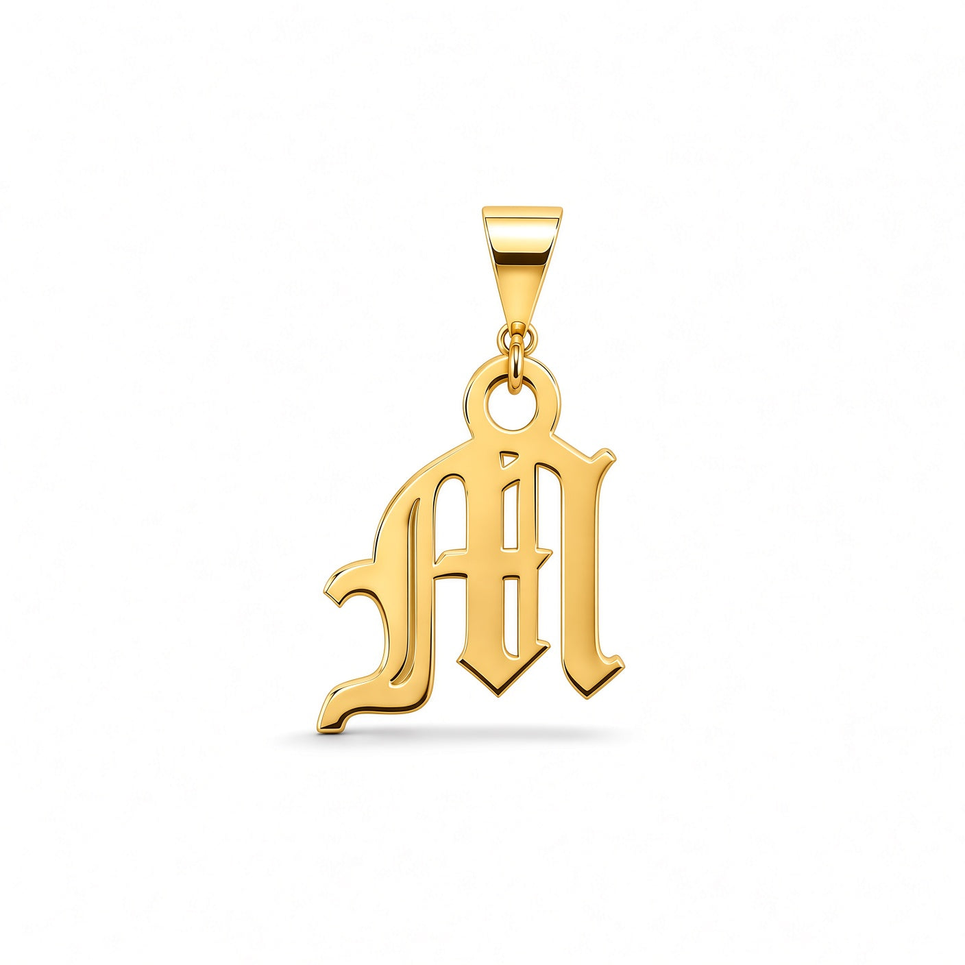 GOTHIC HERO – HEAVYWEIGHT OLD ENGLISH INITIAL NECKLACE