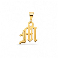 GOTHIC HERO – HEAVYWEIGHT OLD ENGLISH INITIAL NECKLACE
