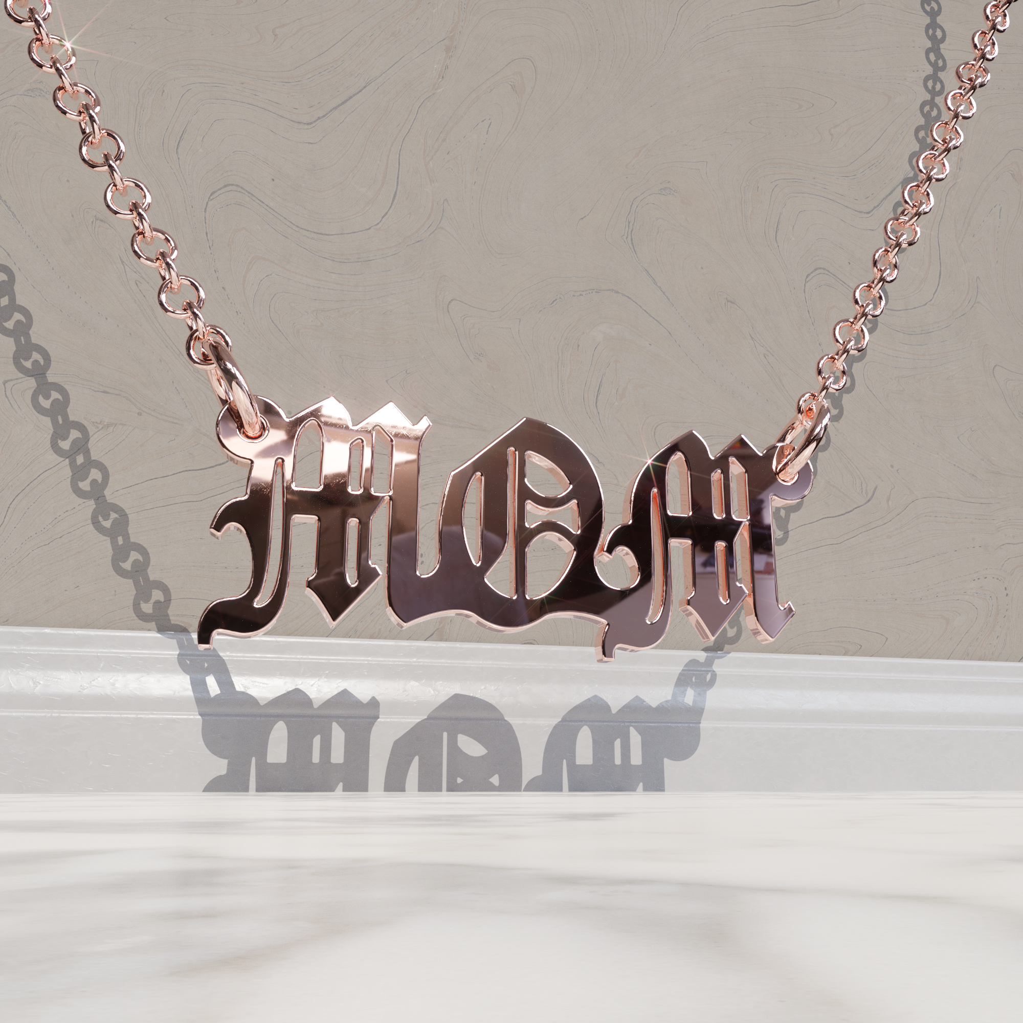 Mom Brilliant Nameplate