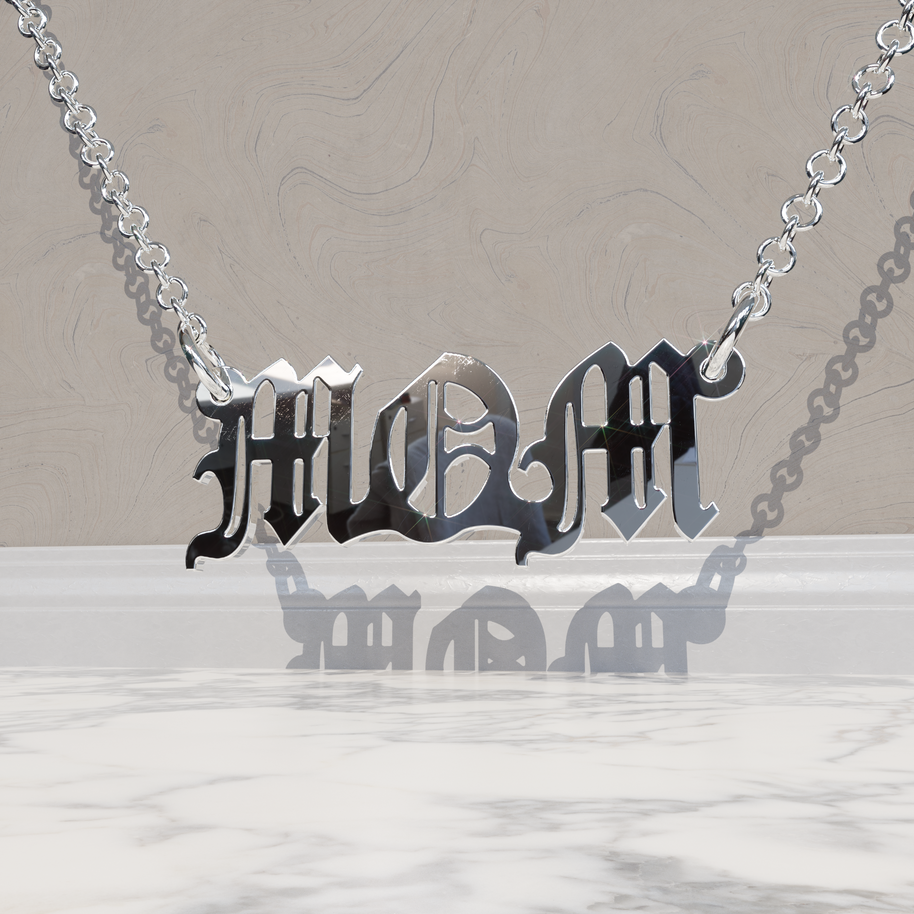 Mom Brilliant Nameplate