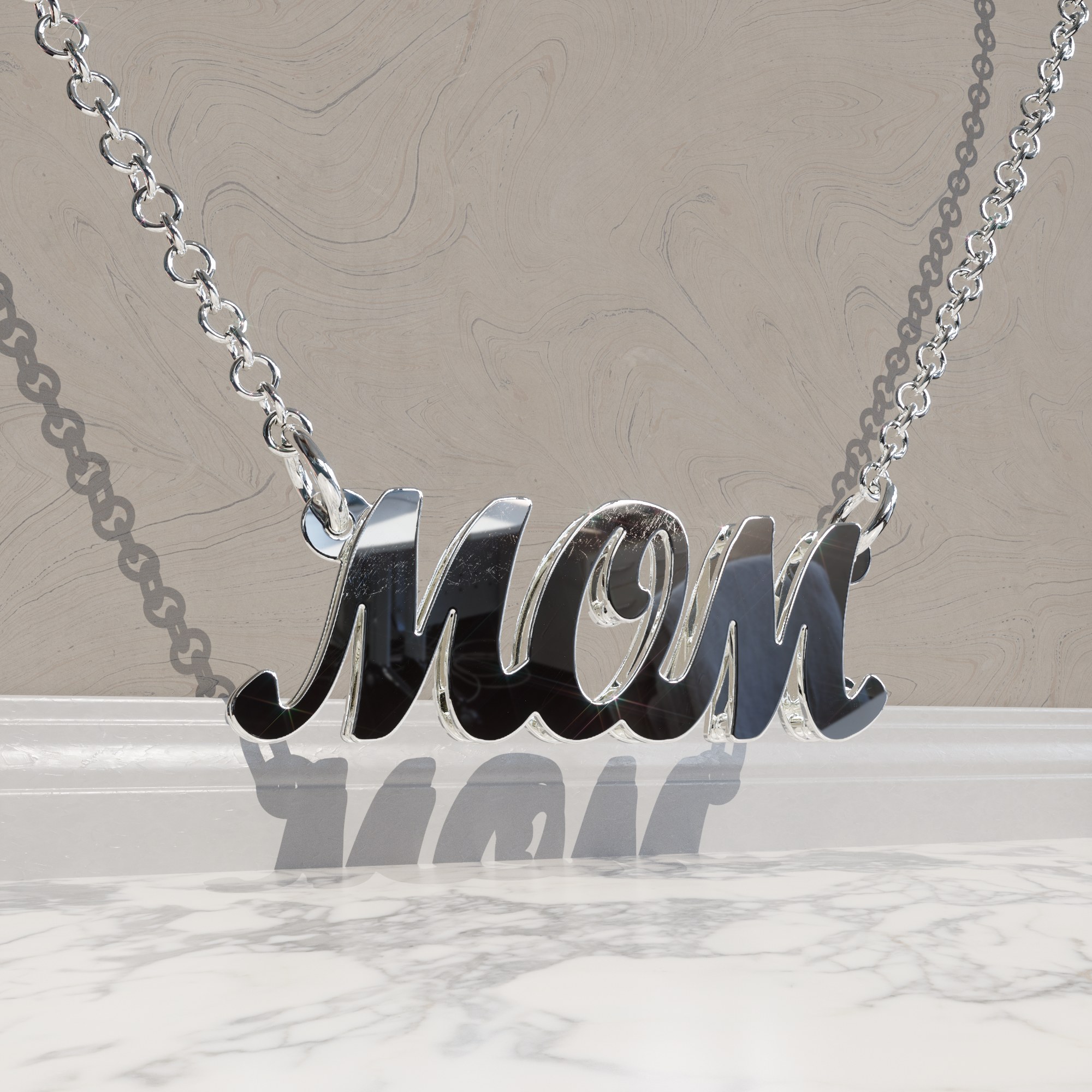 Mother's Day Serene Double Nameplate