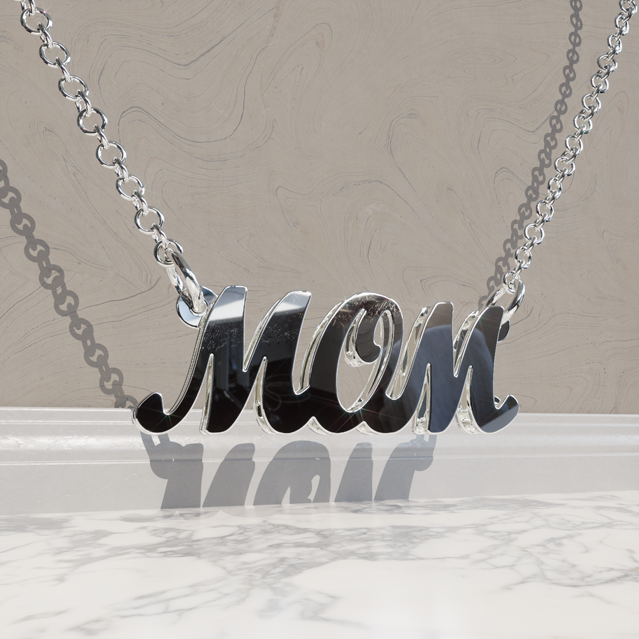 Mom Serene Double Nameplate