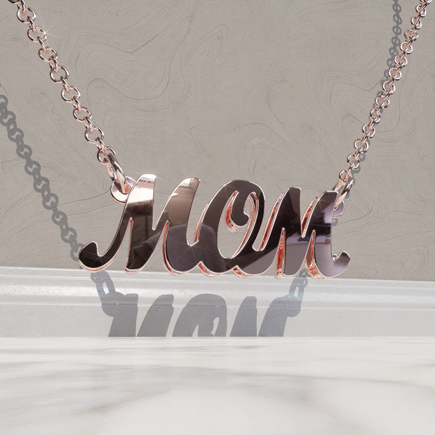 Mom Serene Double Nameplate