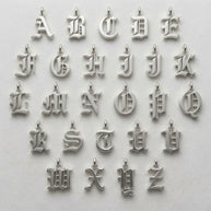 Old English Initial | Sterling Silver | Lifetime Guarantee