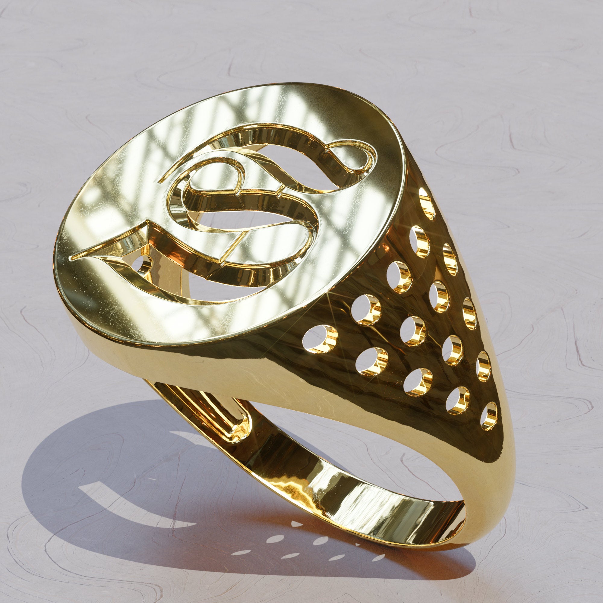 Opus Lux Initial Ring