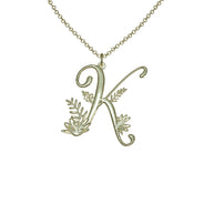 Botanist Initial Pendant