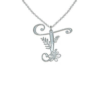 Botanist Initial Pendant