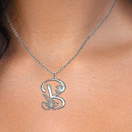 Botanist Initial Pendant
