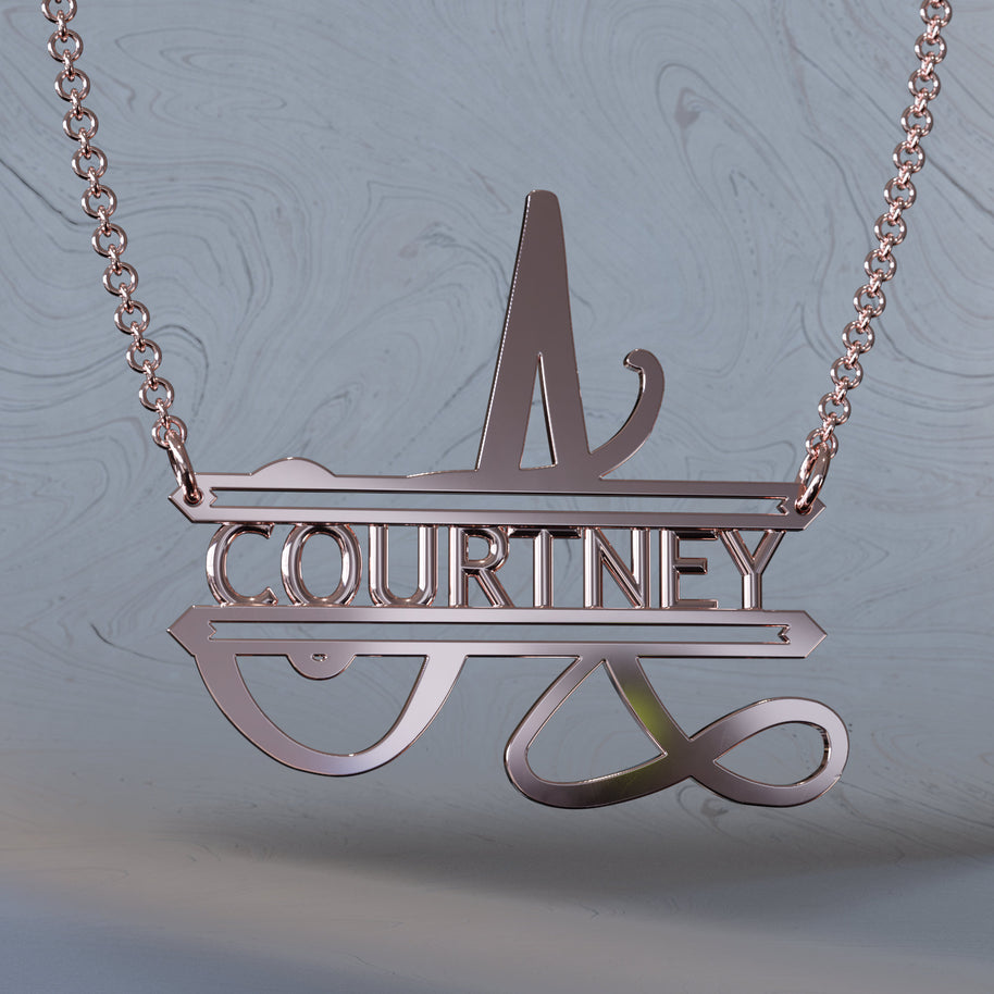 Harmony Split Initial Nameplate