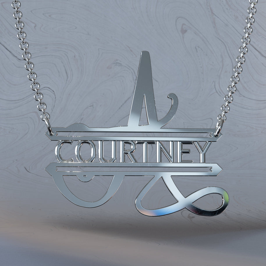 Harmony Split Initial Nameplate